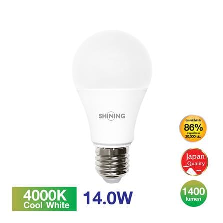 หลอด LED SHINING A60 14 วัตต์ COOL WHITE E27_0