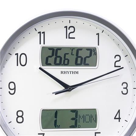นาฬิกาแขวน RHYTHM CFG728NR03 14 นิ้ว สีขาว_1