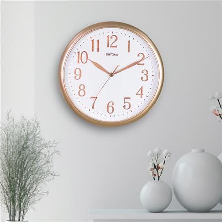 นาฬิกาแขวน RHYTHM CMG613BR13 12 นิ้ว สีโรสโกลด์_4