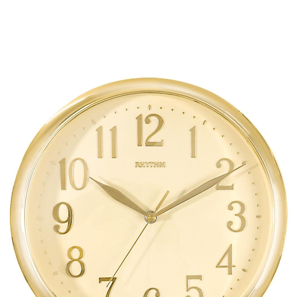 นาฬิกาแขวน RHYTHM CMG613CR18 12 นิ้ว สีทอง