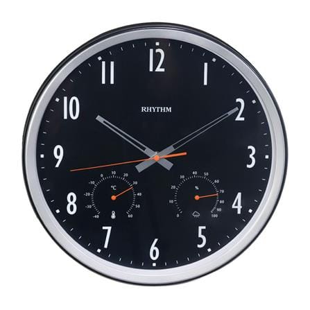 นาฬิกาแขวน RHYTHM CFG727NR02 14 นิ้ว สีดำ_0