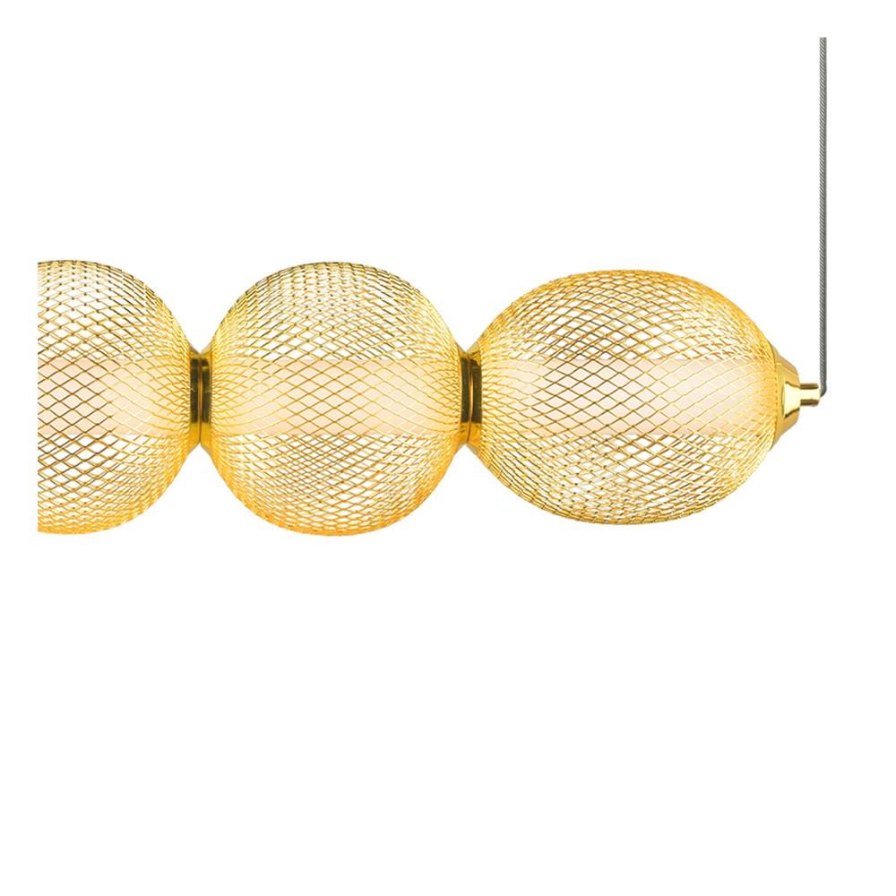 ไฟช่อ LED L&E 01-A0256 19 วัตต์ WARM WHITE สีทอง/ดำ 1 หัว