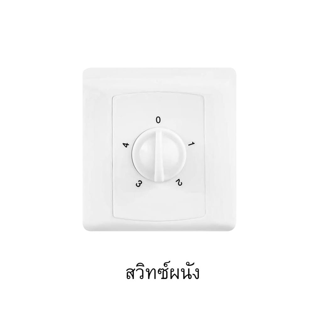 พัดลมไม่มีโคมไฟ MR.KEN 25-01727 52 นิ้ว สีเทา/น้ำตาล