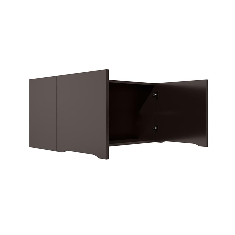 ตู้แขวนคู่ MJ ECO 80x40 ซม. สี DARK CHOCOLATE