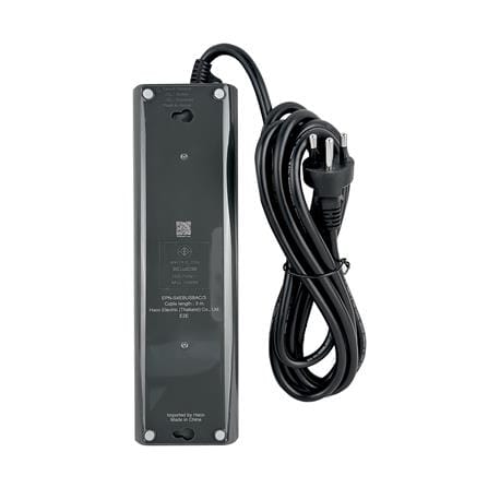 รางปลั๊กไฟ 4 ช่อง 1 สวิตช์ 1 USB-A 1 USB-C HACO EPN-S4EBUSBAC/3 16 แอมป์ 3 ม._3