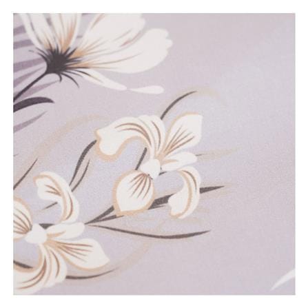 ชุดผ้าปูที่นอน 6 ฟุต (ชุด 6 ชิ้น) HOME LIVING STYLE TROPICAL FLOWER สี GREY_5