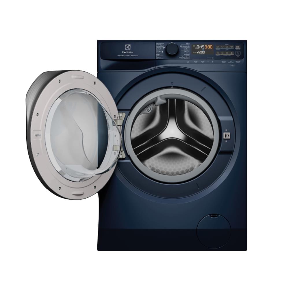 เครื่องซักอบผ้าฝาหน้าพร้อมขาตั้ง ELECTROLUX EWW1143R7MC 11/7 กก. 1400RPM อินเวอร์เตอร์ สีน้ำเงิน
