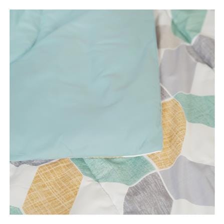 ชุดผ้าปูที่นอน 6 ฟุต (ชุด 6 ชิ้น) HOME LIVING STYLE OCTAGON สี GREEN_4