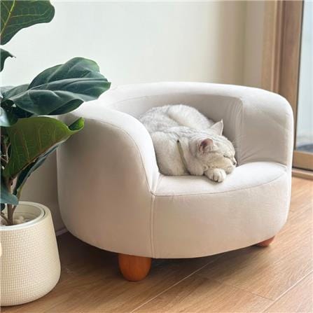 โซฟาสัตว์เลี้ยง PET BUDDY PB02 55X50X36 ซม. สีครีม_1