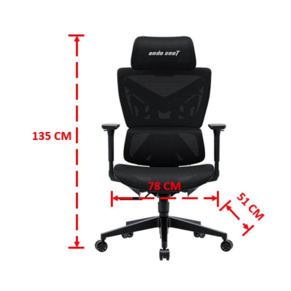 เก้าอี้เกมมิ่ง ANDA SEAT AD-WY-01-BBB สีดำ