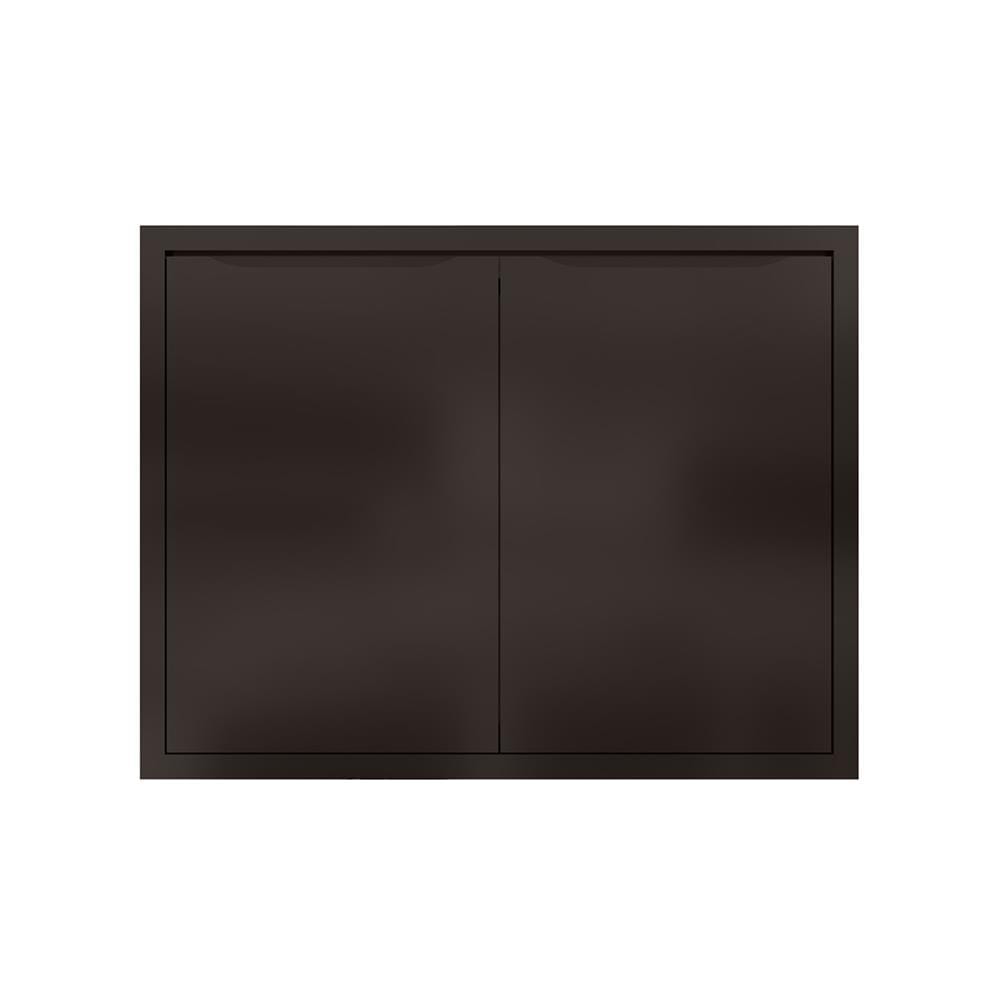 บานซิงค์คู่ MJ ECO 86x66 ซม. สี DARK CHOCOLATE
