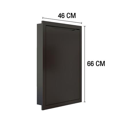 บานซิงค์เดี่ยว MJ ECO 46x66 ซม. สี DARK CHOCOLATE_4