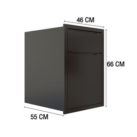 ตู้ลิ้นชัก MJ ECO 46x66 ซม. สี DARK CHOCOLATE_5