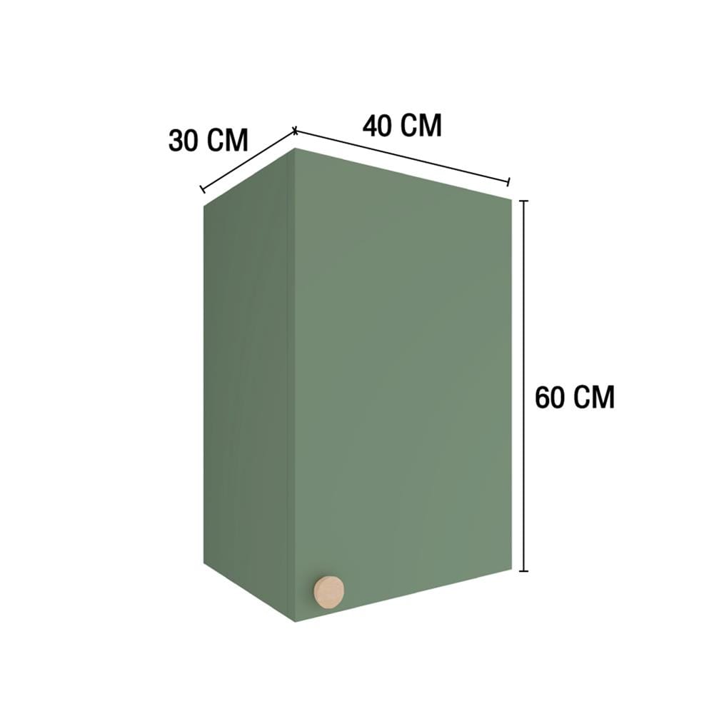 ตู้แขวนเดี่ยว MJ DOT 40x60 ซม. สี MATCHA