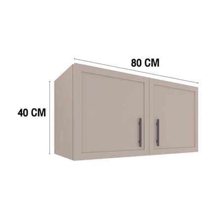 ตู้แขวนคู่ MJ SLIM SHAKER 80x40 ซม. สี BEIGE_4