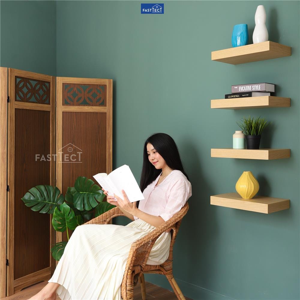 หิ้งพระติดผนัง FASTTECT SS2404-P 40 ซม. สีขาว