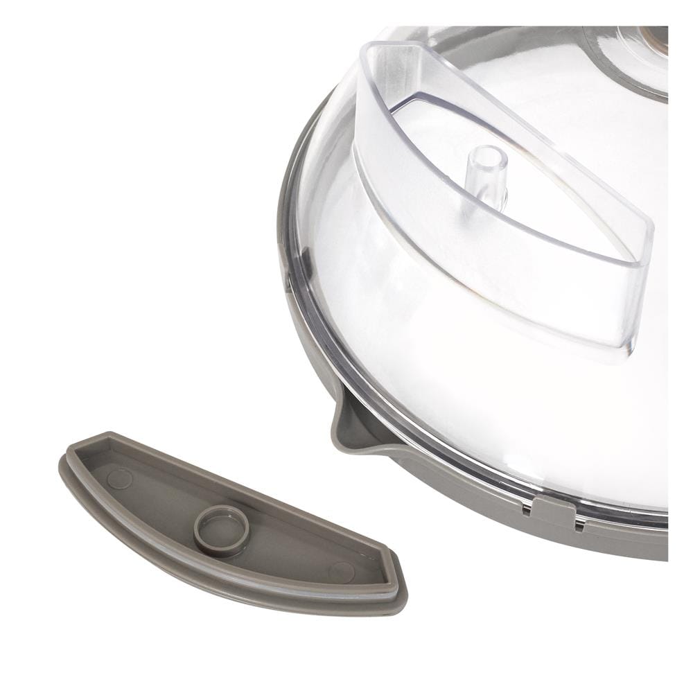 ภาชนะไมโครเวฟฝาครอบ KECH STEAM 26 ซม. สีเทา