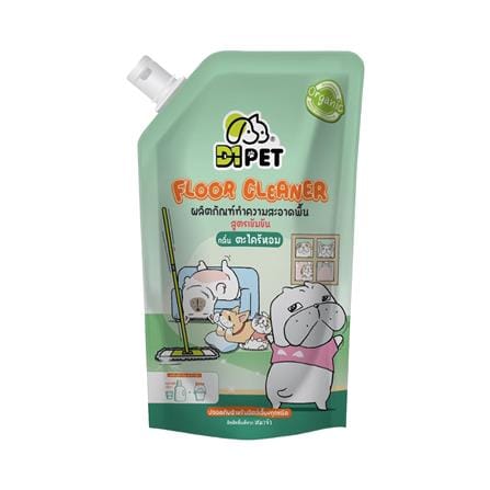รีฟิลน้ำยาทำความสะอาดพื้น D1PET 850 มล. ตะไคร้หอม_0