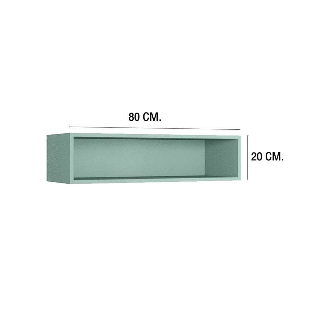 กล่องแขวนเสริม MJ ECO 80x20 ซม. สี SEA SALT