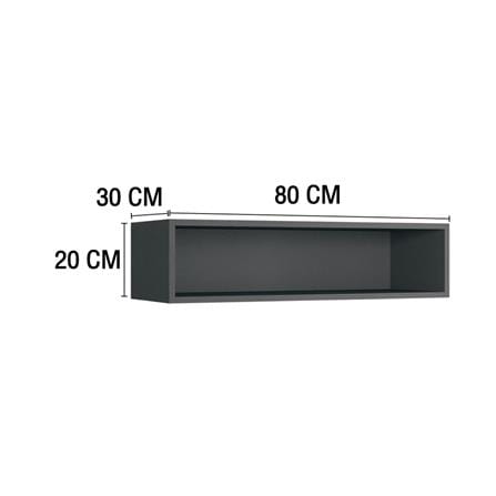 กล่องแขวนเสริม MJ ECO 80x20 ซม. สี GREY GRAPHITE_4