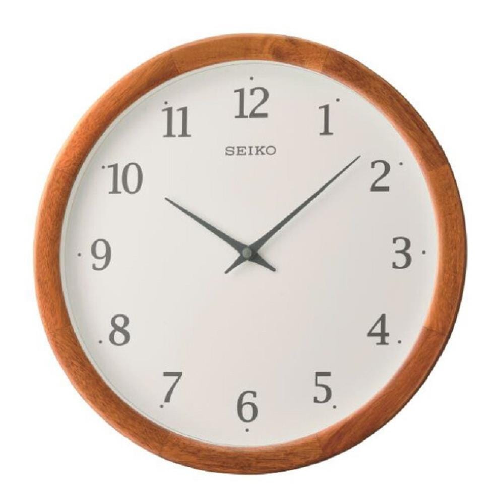 นาฬิกาแขวน SEIKO CLOCKS QXA763B 14 นิ้ว สีน้ำตาล