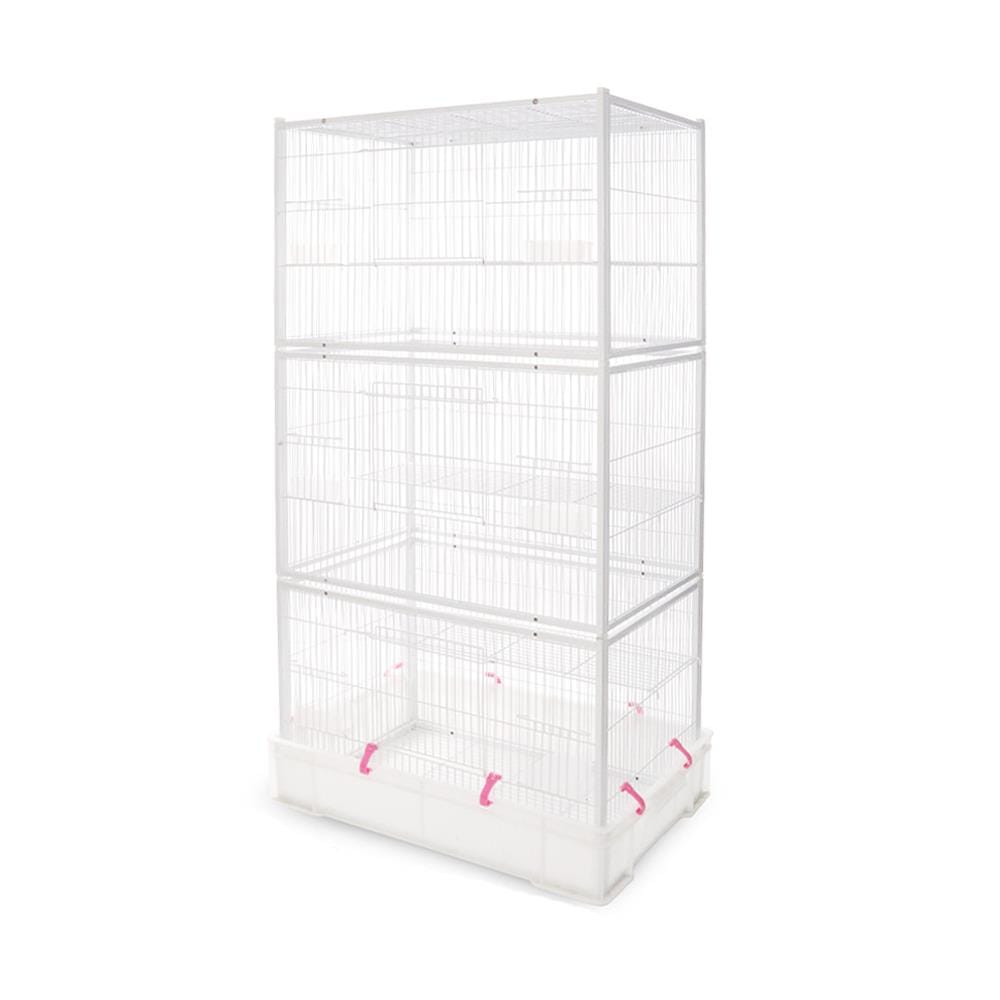 กรงนก PETUS 62X40X136 ซม. สีขาว