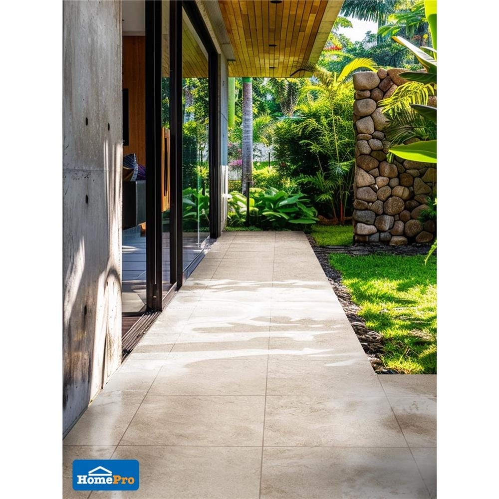กระเบื้องพื้นพอร์ซเลน 60x60 ซม. COTTO ซานโตรินี เบจ R11 PM 1.44 ตร.ม.