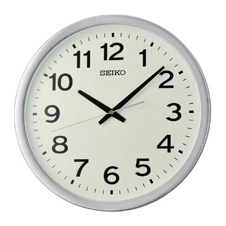 นาฬิกาแขวน SEIKO CLOCKS QXA799S 16.6 นิ้ว สีเงิน_0