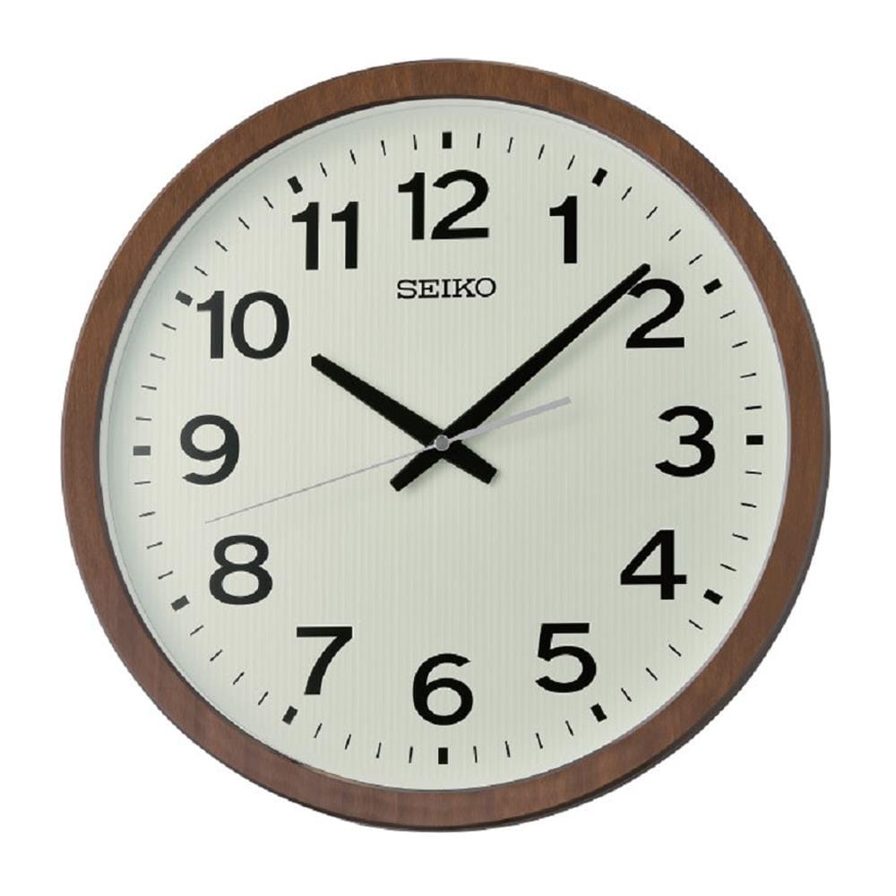 นาฬิกาแขวน SEIKO CLOCKS QXA799B 15.7 นิ้ว สีน้ำตาล