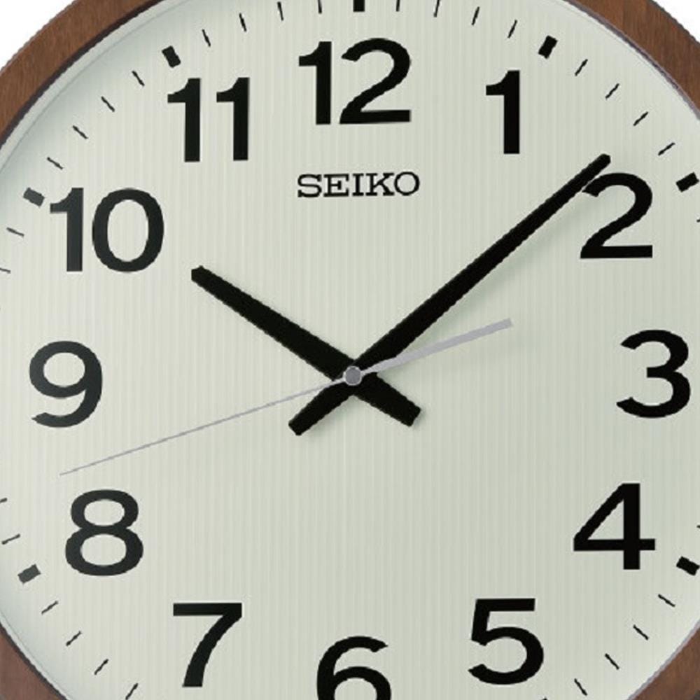 นาฬิกาแขวน SEIKO CLOCKS QXA799B 15.7 นิ้ว สีน้ำตาล
