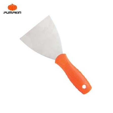 เกรียงโป๊วสี สเตนเลสด้ามพีวีซี PUMPKIN 28176 6 นิ้ว สีส้ม_0