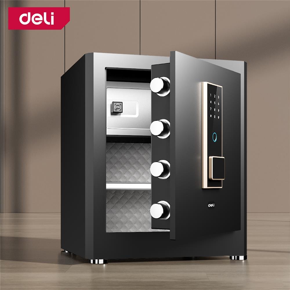 ตู้นิรภัย FINGERPRINT DELI ET595-BK-01 สีดำ