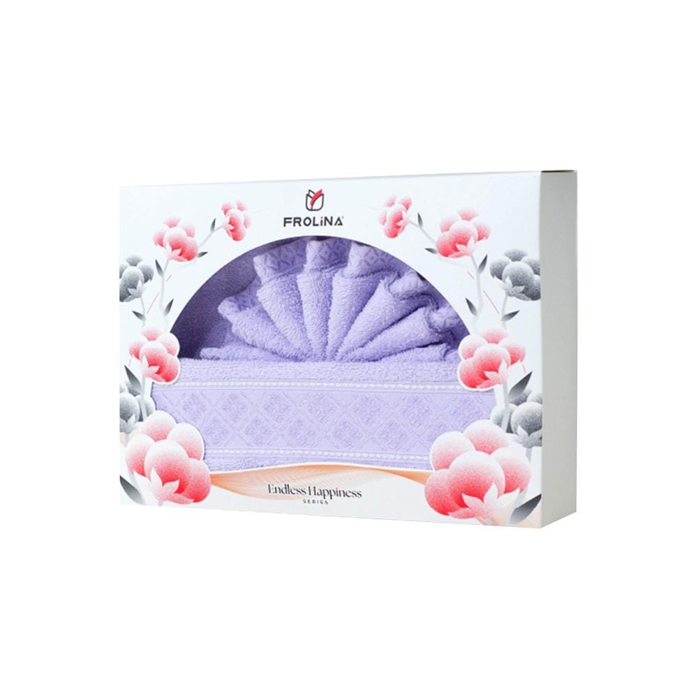 ผ้าขนหนู GIFT SET FROLINA CHARISMA PRIME สี VIOLET
