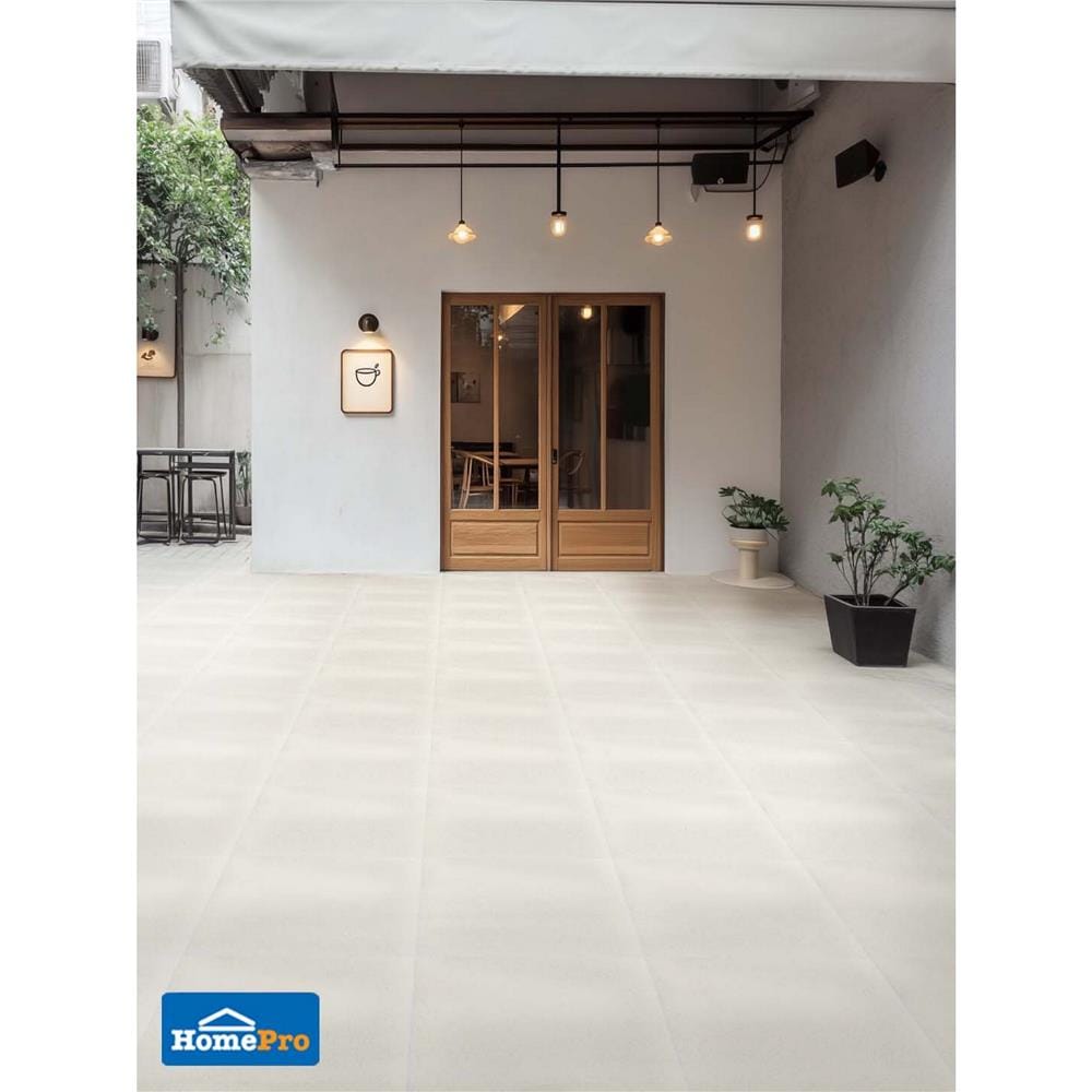 กระเบื้องพื้นพอร์ซเลน 60x60 ซม. COTTO ESPANA เมเทออร์ บลังโก้ 85ME45P ขาว PM 1.44 ตร.ม.
