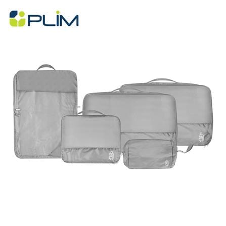 ชุดกระเป๋าจัดระเบียบ PLIM JOURNEY สีเทา (ชุด 5 ชิ้น)_0