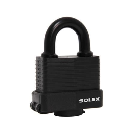 กุญแจสปริง SOLEX LM50WP 50 มม. สีดำ_0