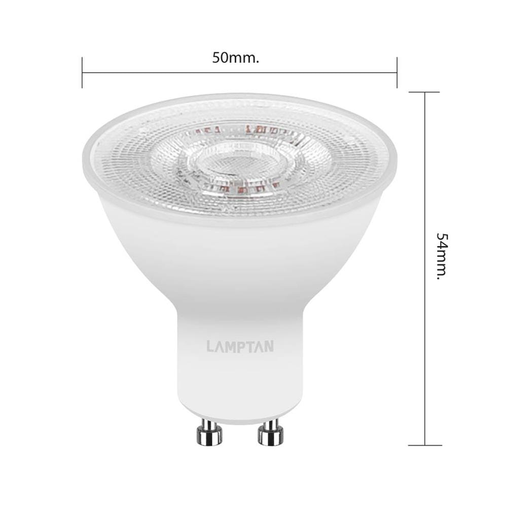 หลอด LED LAMPTAN MR16/PAR 7 วัตต์ WARM WHITE GU10