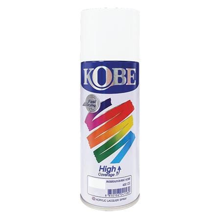 สีสเปรย์รองพื้น ชนิดด้าน TOA KOBE F100 สีขาว 400 ซีซี_0