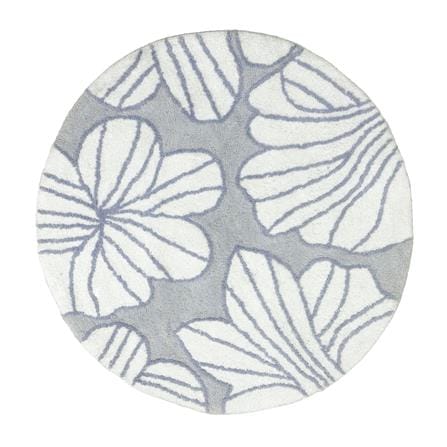 พรม HOME LIVING STYLE EMILY BLOSSOM 90X90 ซม. สีเทา_1
