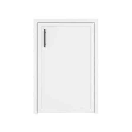 บานถังแก๊ส MJ SLIM SHAKER 51x75 ซม. สี WHITE PEARL