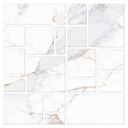 กระเบื้องพื้น 16x16 นิ้ว DURAGRES เบรนตั้น ขาว A 0.96 ตร.ม._0