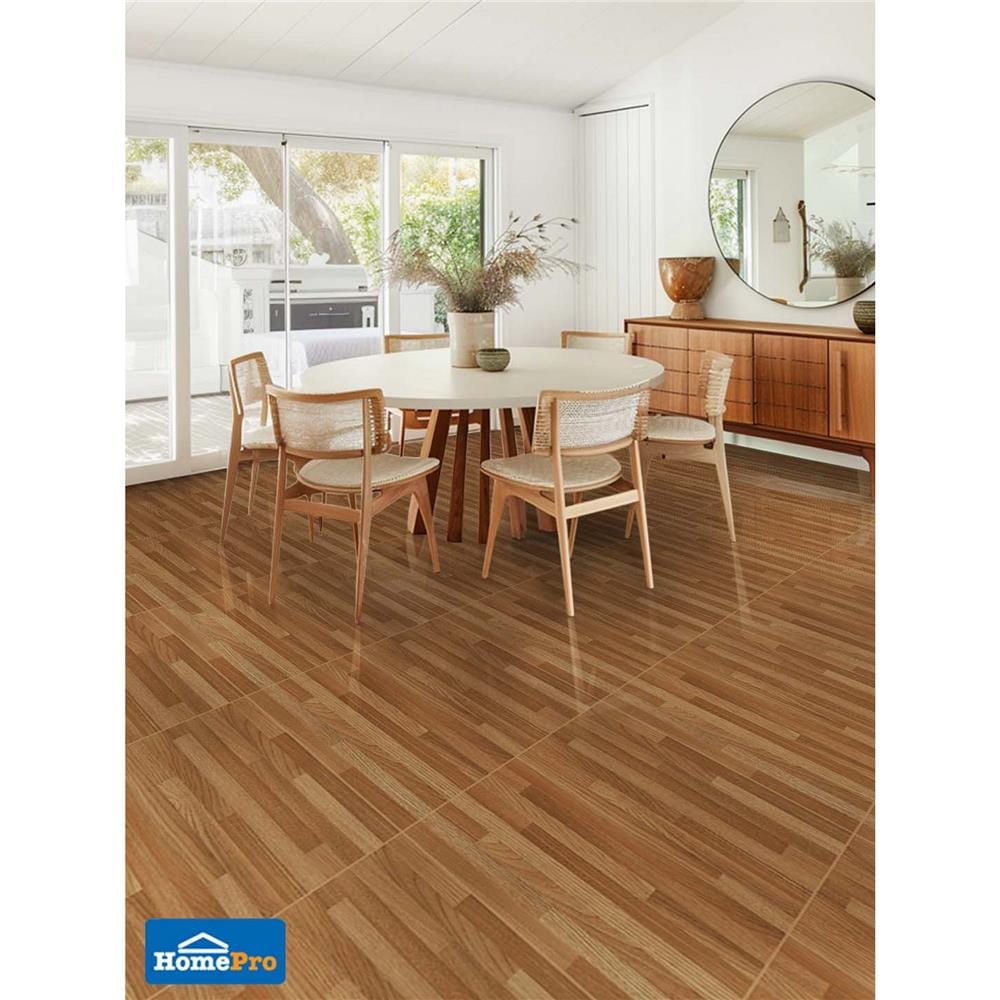 กระเบื้องพื้น 60x60 ซม. TARA นามู วู้ด น้ำตาล A 1.44 ตร.ม.