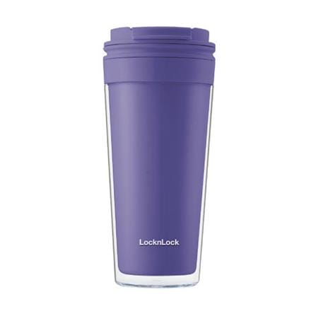 แก้วน้ำ LOCKNLOCK DOUBLE WALL HAP519 580 มล. สีน้ำเงิน_0