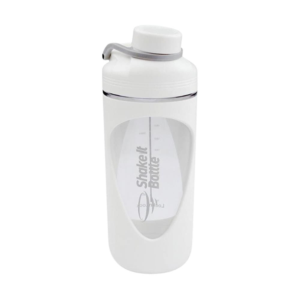 ขวดน้ำพลาสติก LOCKNLOCK SHAKE IT BOTTLE HAP949 0.8 ลิตร สีขาว