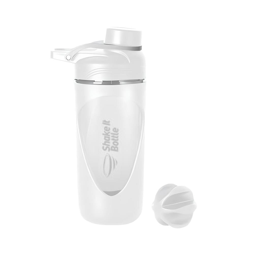 ขวดน้ำพลาสติก LOCKNLOCK SHAKE IT BOTTLE HAP949 0.8 ลิตร สีขาว