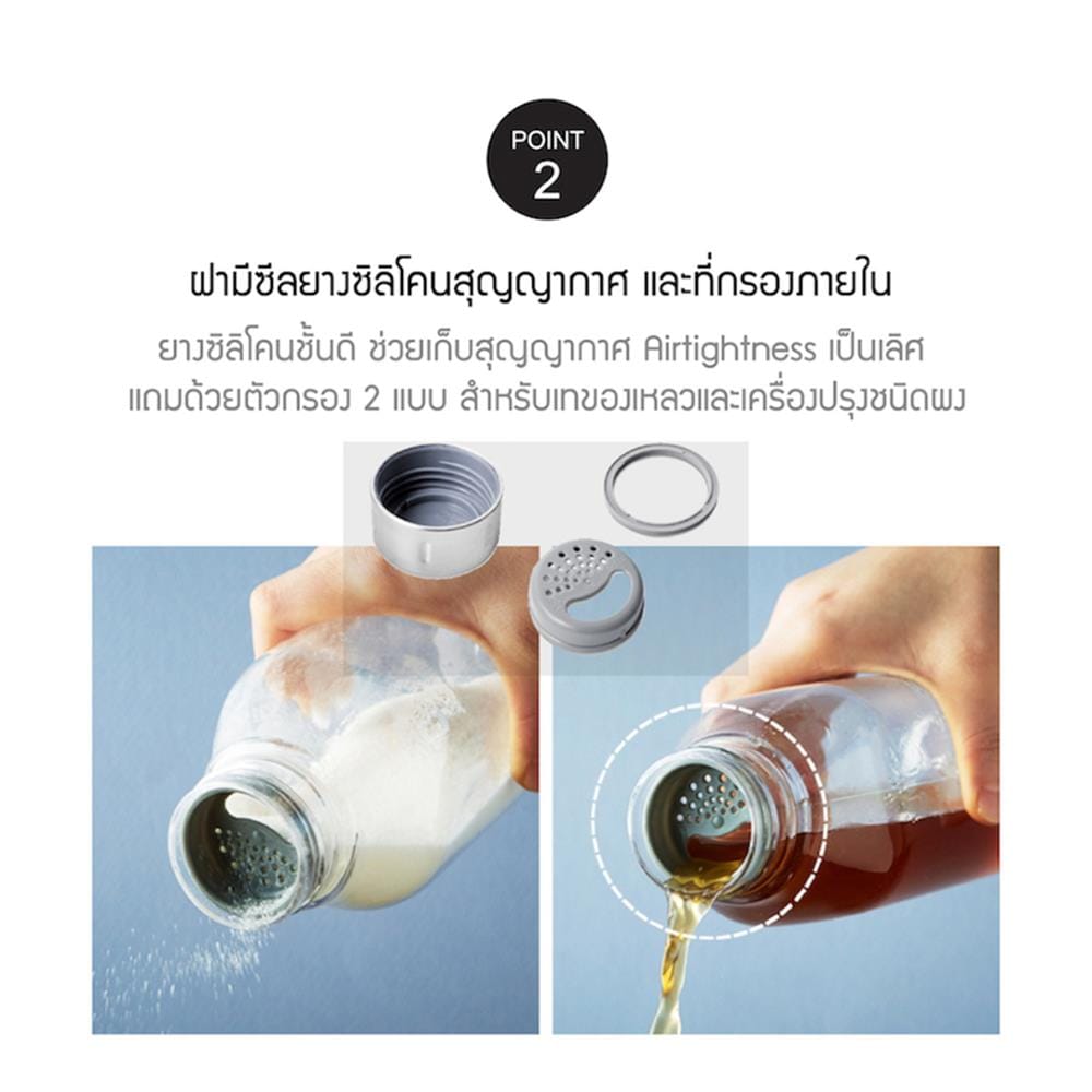 ขวดโหลอเนกประสงค์ LOCKNLOCK MUTI PURPOSE 350 มล. สีใส