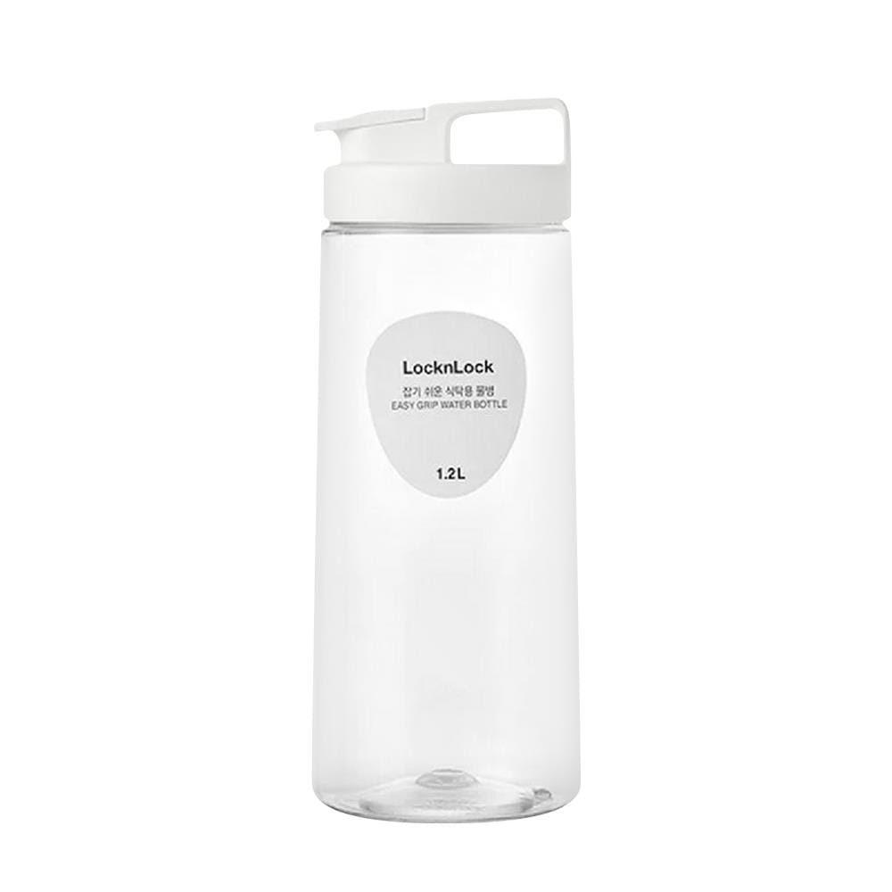 ขวดน้ำ PET LOCKNLOCK EASY GRIP 1.2 ลิตร สีขาว