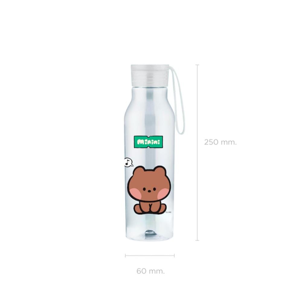 ขวดน้ำพลาสติก TRITAN LOCKNLOCK LINE FRIEND 550 มล. สีขาว/ใส