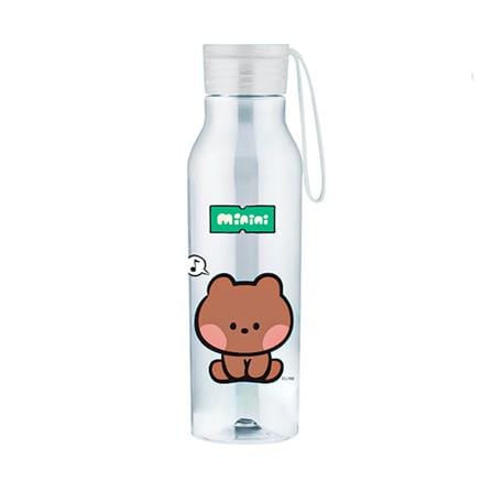 ขวดน้ำพลาสติก TRITAN LOCKNLOCK LINE FRIEND 550 มล. สีขาว/ใส_0