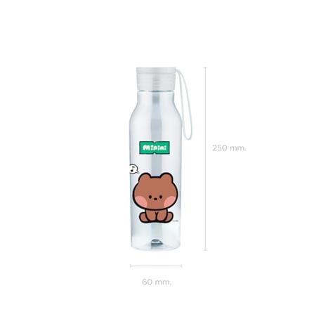 ขวดน้ำพลาสติก TRITAN LOCKNLOCK LINE FRIEND 550 มล. สีขาว/ใส_5